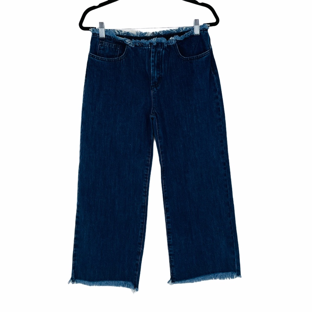 NWOT CAARA raw hem and waist cropped jeans - K22 - Picture 1 of 7
